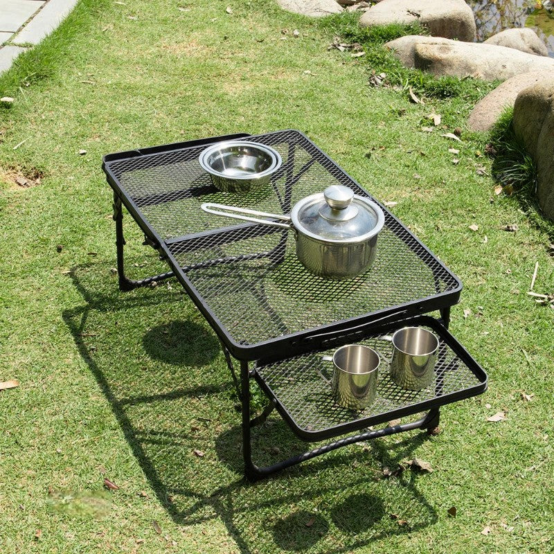 Portable Easy Carry BBQ Camping Table - Image 3