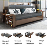 Desk Compact Multifunctional Wooden Minimalist Sofa Bed