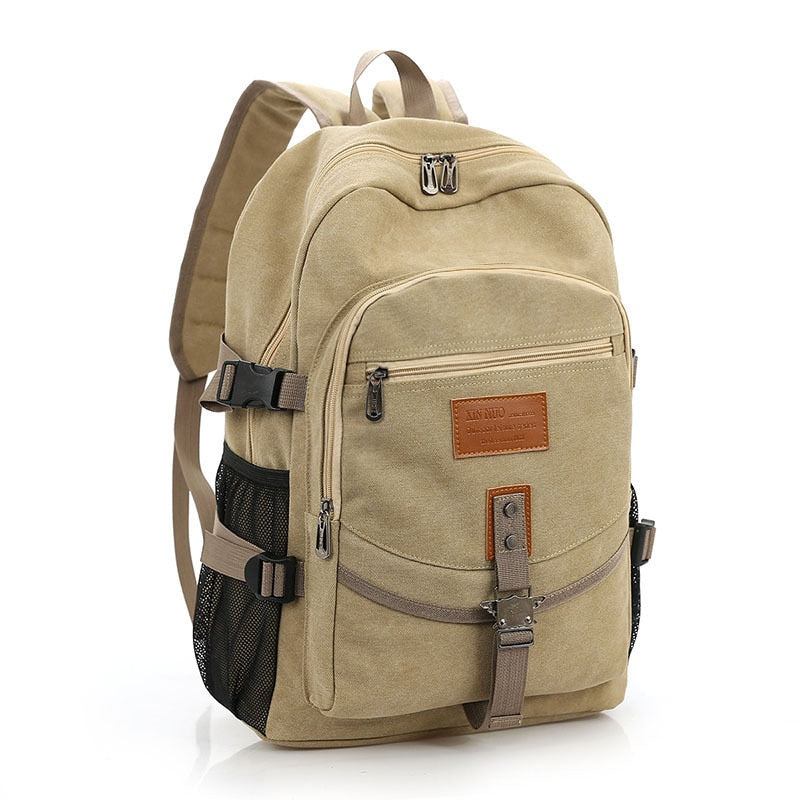 Shoulder Strap Zipper Solid Casual Backpack