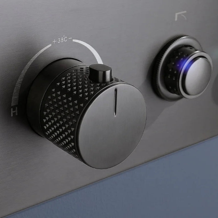 Luxury Rainfall LED Color-Changing Shower Set - Image 2