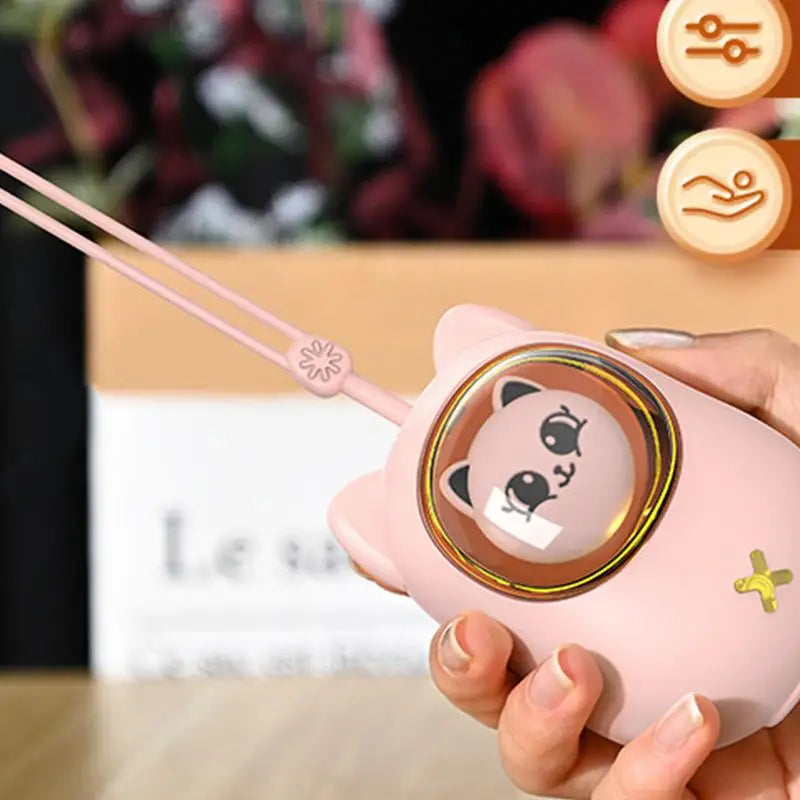 Cute Cat Mini Electric Hand Warmer Power Bank - Image 2