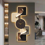 Modern Handcrafted Geometric LED Clock