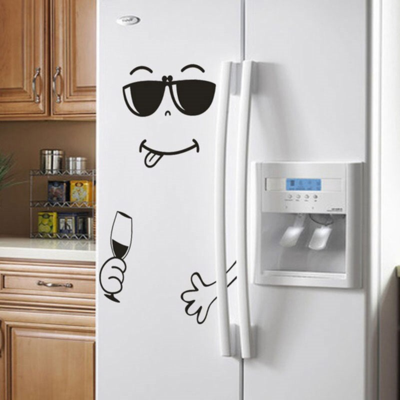 Cute Happy Fridge Decal - Image 6