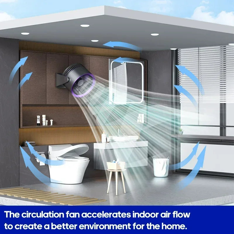 Wireless Portable Quiet Fan Circulator Air Cooler - Image 2