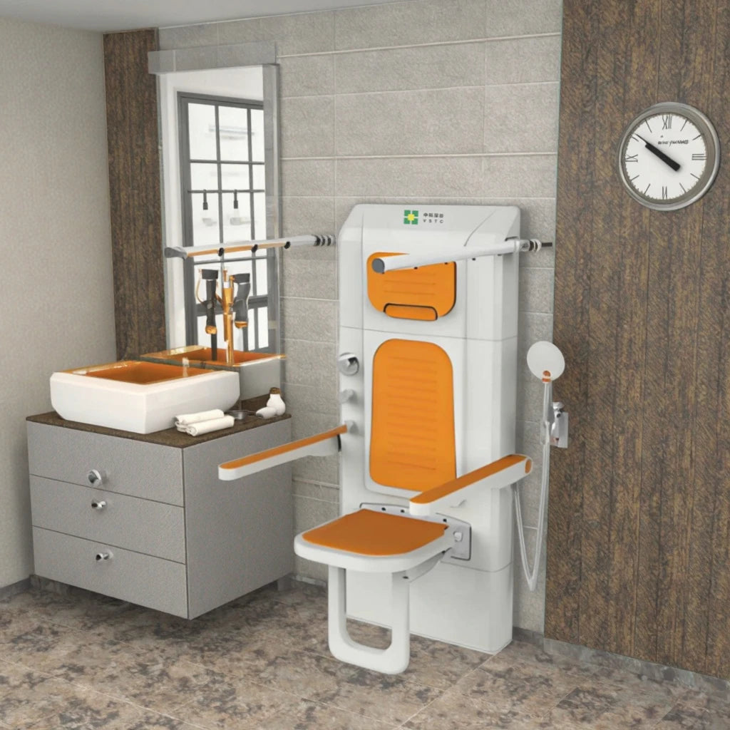 Assistive Bath Seating Multifunctional Foldable Elderly Shower Set - Image 2