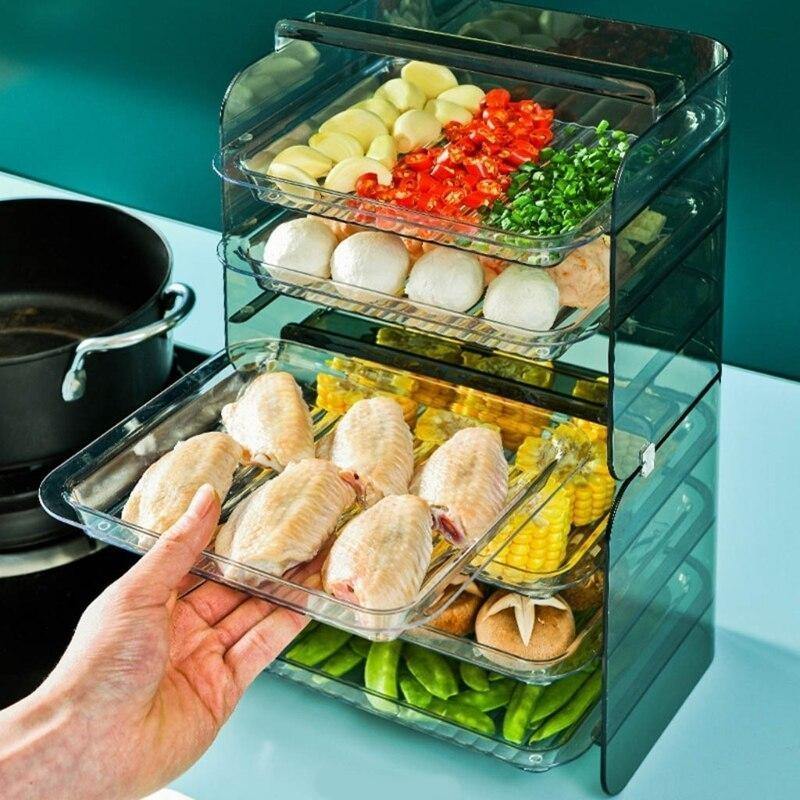 Multi-Layer Stackable Kitchen Storage Rack - Image 3