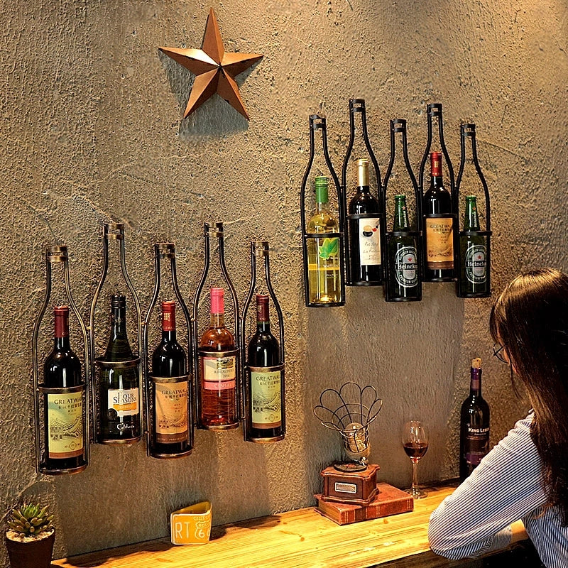 Iron Hang Wine Rack - Image 3