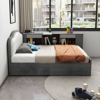 Dream House Loft Desk Storage Multifunctional Bed - Image 3