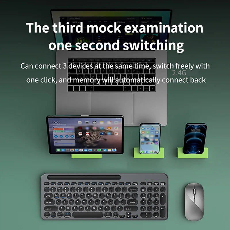 Multi Compatible Wireless Portable Keyboard - Image 3