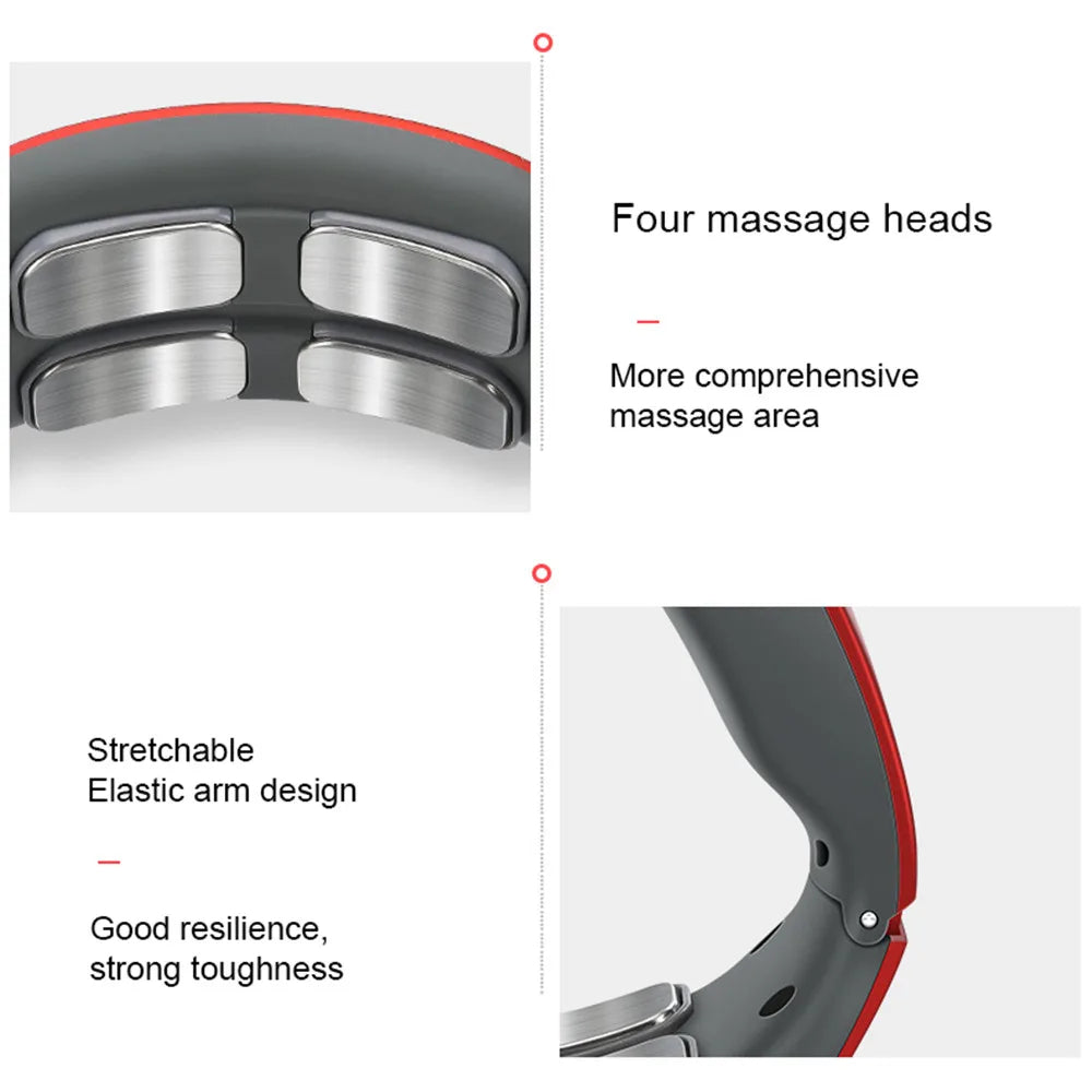 Electric Pulse Neck Massager with remote - Image 4
