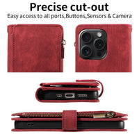 Wallet Leather Flip  Cases For iPhone Models - Image 2