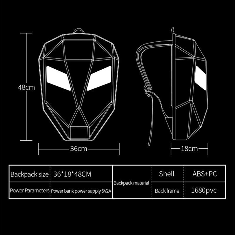 LED Screen Customizable Travel Backpack - Image 2