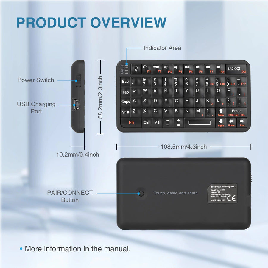 2in1 Wireless Freedom Air Keyboard - Image 7
