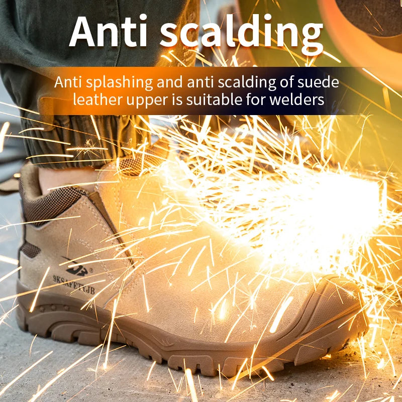 Scald-Proof Insulated Durable Slip-On Indestructible Work Shoes