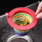 Little Monster Colorful Foldable Sink Strainer Basket