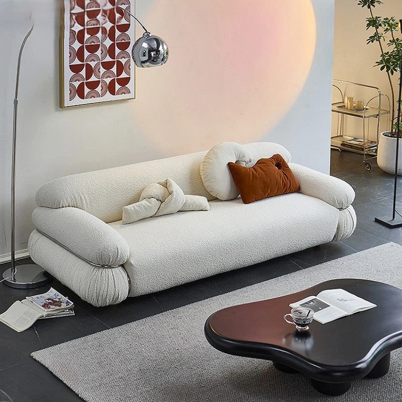 Elegant Cream Sophisticated European Living Room Couch - Image 3