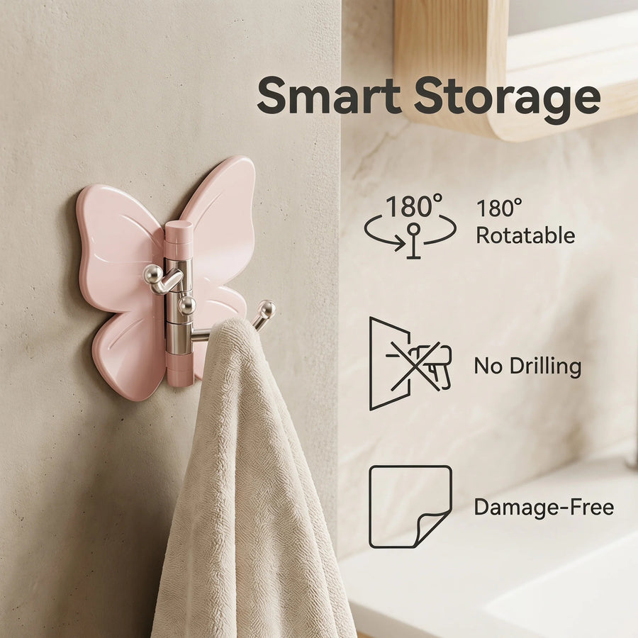 Butterfly Bloom Rotating Hook Hanger