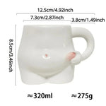 Big Belly Fat Ceramic Coffee Mug