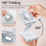 Portable Rechargeable Magic Phone Holder Cooling Fan