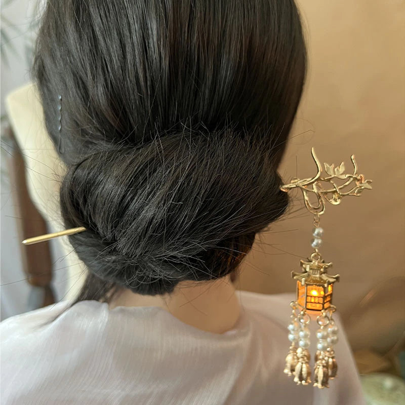 Ancient Style Lantern Hair Pins