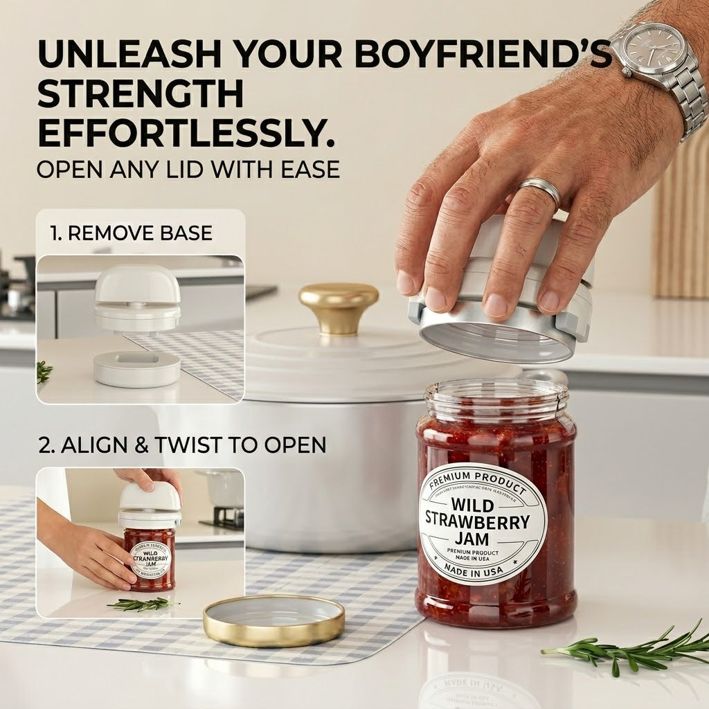 Grip-Free Magnetic Jar Opener - Image 3