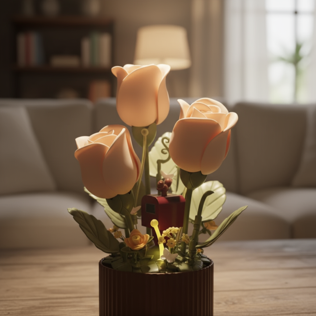 Magic Bloom LED Interactive Flower Lamp - Image 2