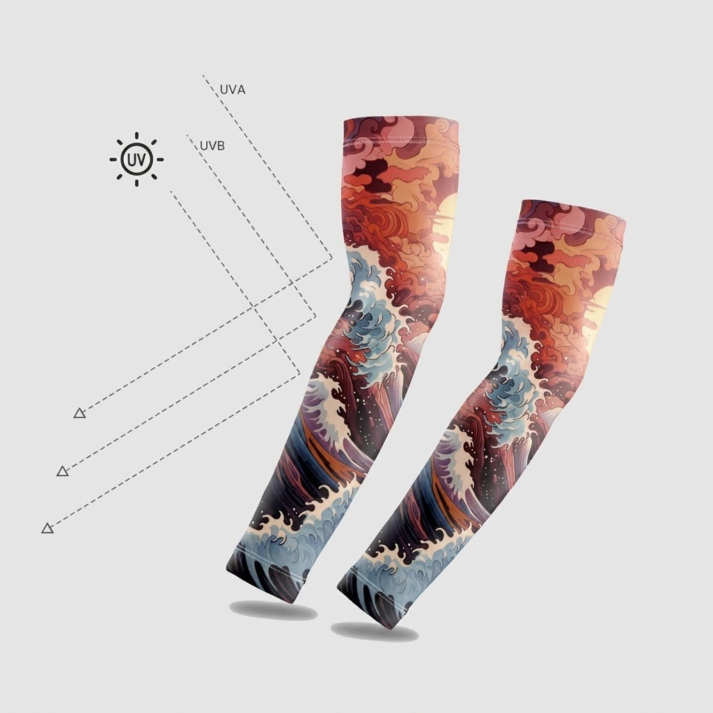 Wild Print Quick-Dry Cooling Arm Sleeves - Image 5