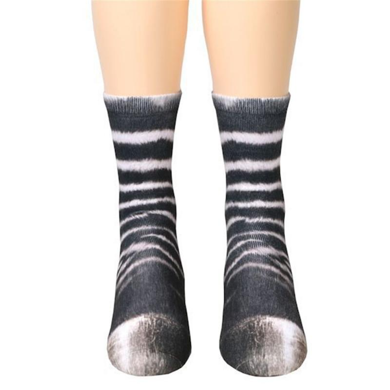 Cat Paw 3D Printed Unisex Socks - Image 10