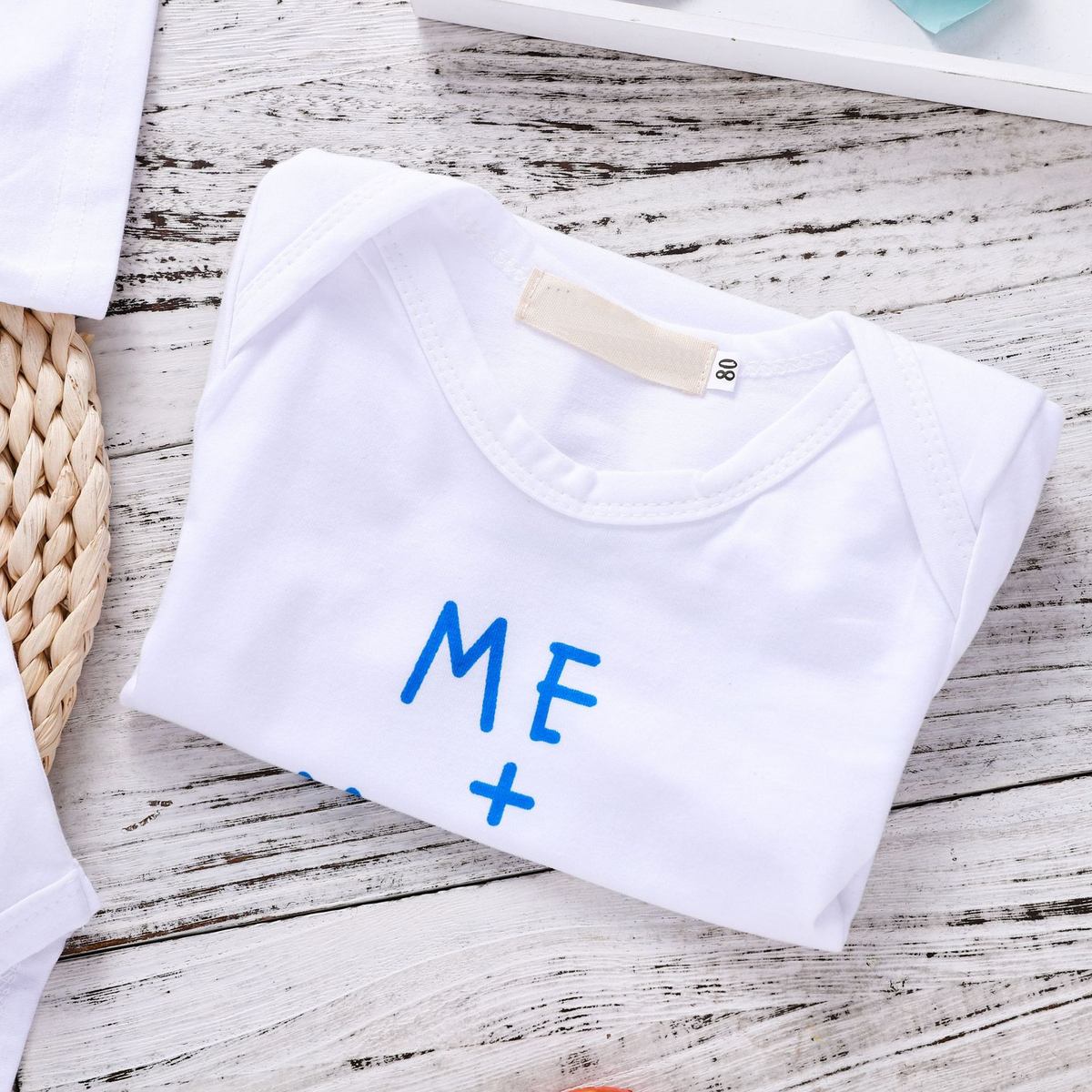 '' ME + Mommy= Broke Daddy'' Funny Newborn Infant Clothes