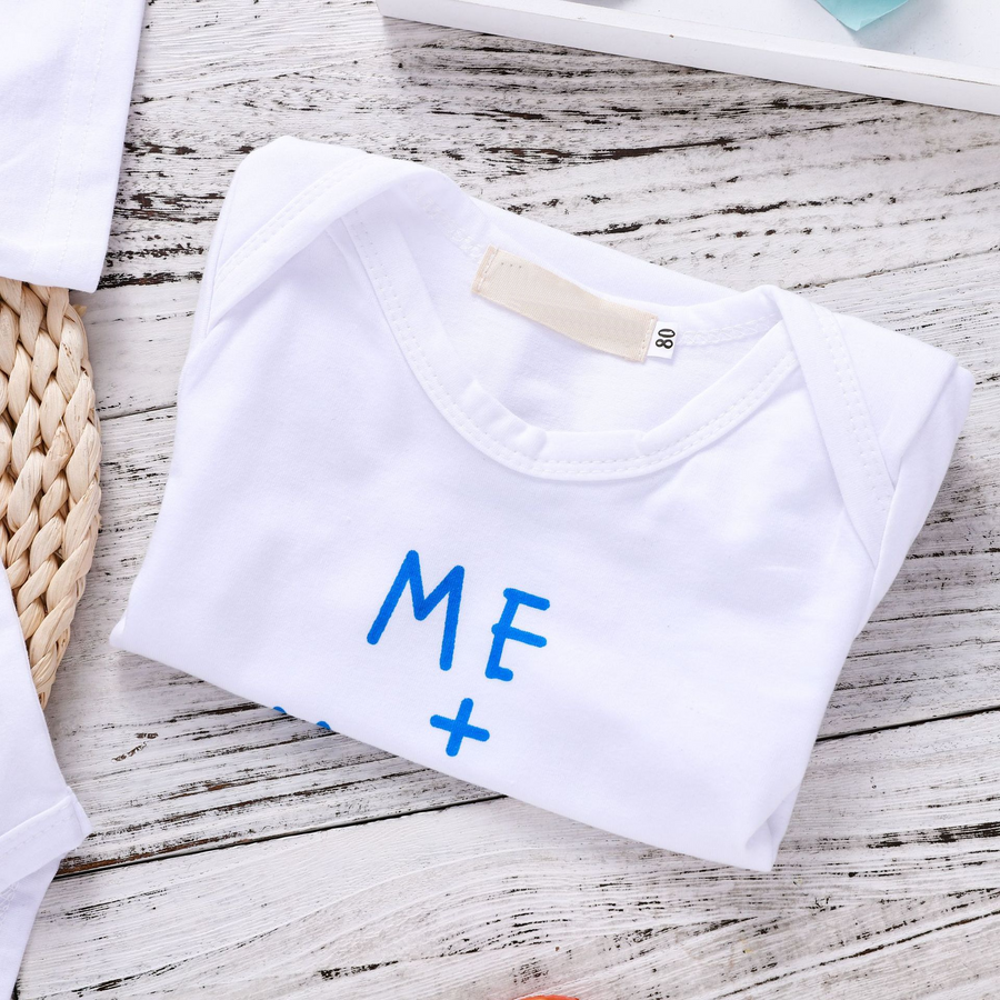 '' ME + Mommy= Broke Daddy  '' Funny Newborn Infant Clothes - Image 2