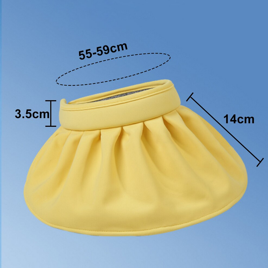 Multifunctional Foldable Shell Headband Beach Hat - Image 7
