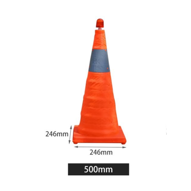 Foldable Reflective Traffic Cone Warning Light - Image 5