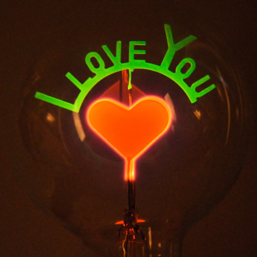 Decorative Vintage Edison Bulb Love Lamp - Image 7