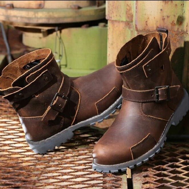 New England Leather Men Winter Boots - Image 0