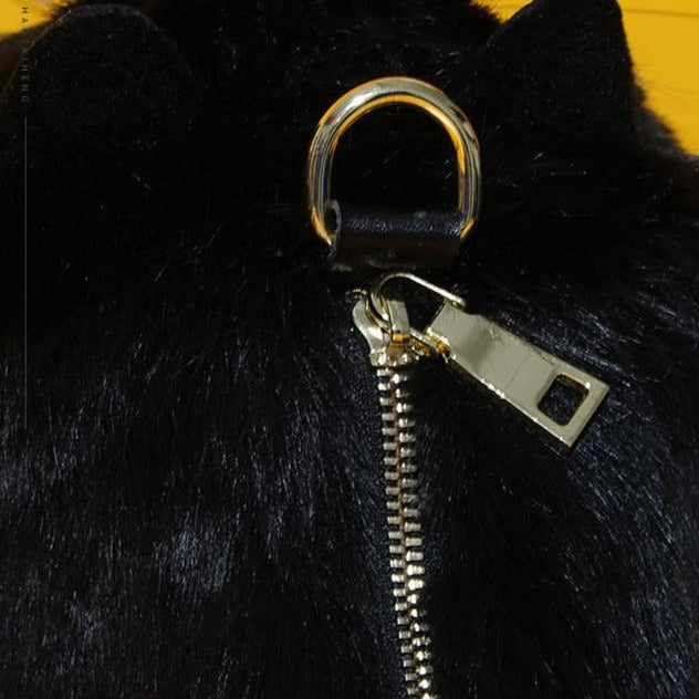 Realistic Cat Handmade Shoulder Bag - Image 7