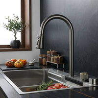 Elegant Stainless Steel Waterfall Kitchen Sink - Image 1