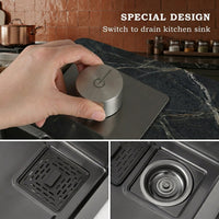 Elegant Stainless Steel Waterfall Kitchen Sink - Image 5