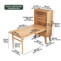 Hideaway Smile Folding Dining Table Storage Cabinet - Image 9