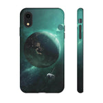 Green Planet Space Tough High Quality iPhone Cases - MaviGadget