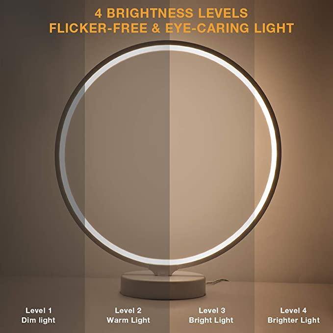 Nordic Mood Led Circle Table Lamp - MaviGadget