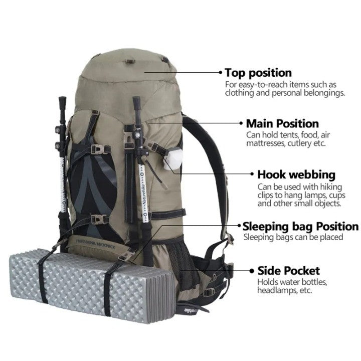 Outdoor Path Camping Large-Capacity Hiker Backpack - Image 5