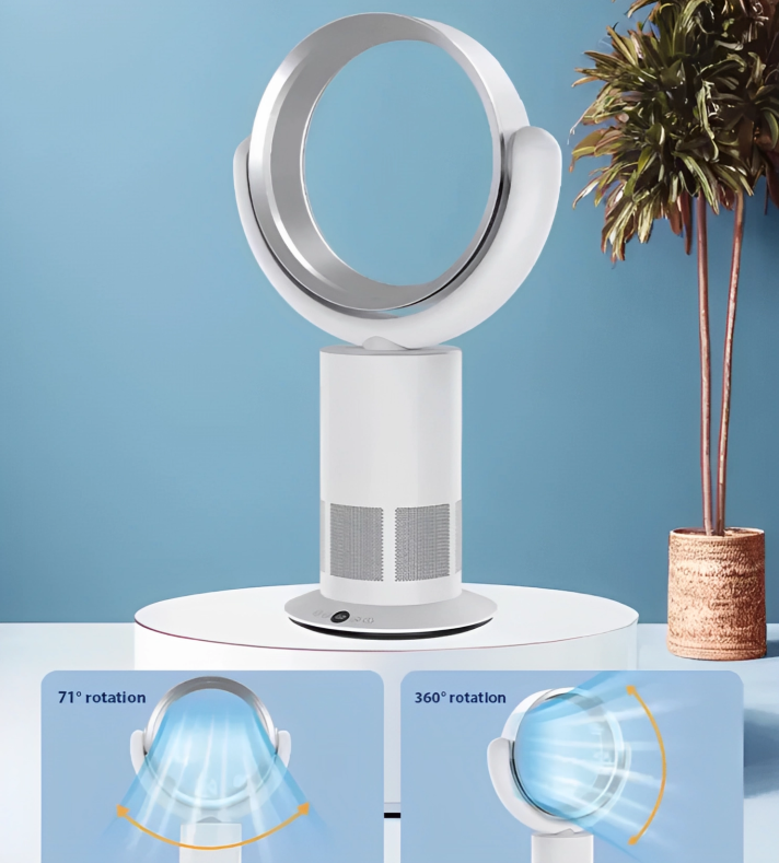 Hyper Flow 3D Hologram Bladeless Fan Projector - Image 3