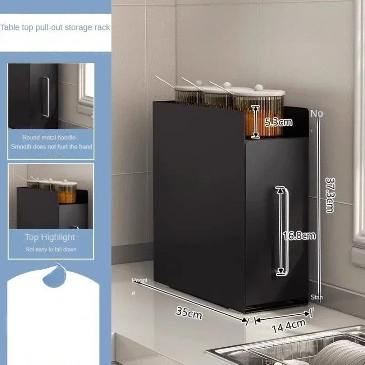 Space-Saving Kitchen Storage Organizer Cabinet - Image 5