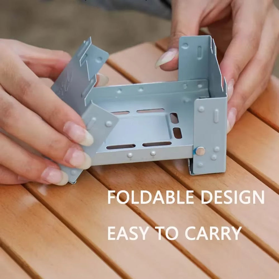 Ultra-Lightweight Folding Ironwood Pocket Size Burner - Image 4