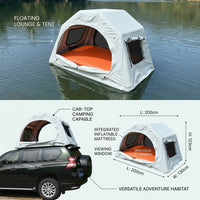 Four Season Inflatable Car Roof Camping Tent - Image 5