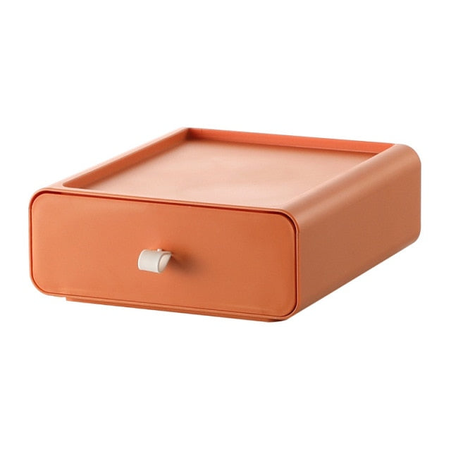 Colorful Stackable Makeup Storage Box - Image 16