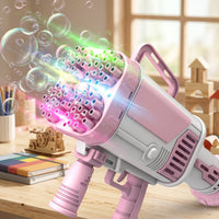 Automatic Flashing Rocket Launcher Bubble Gun - Image 1