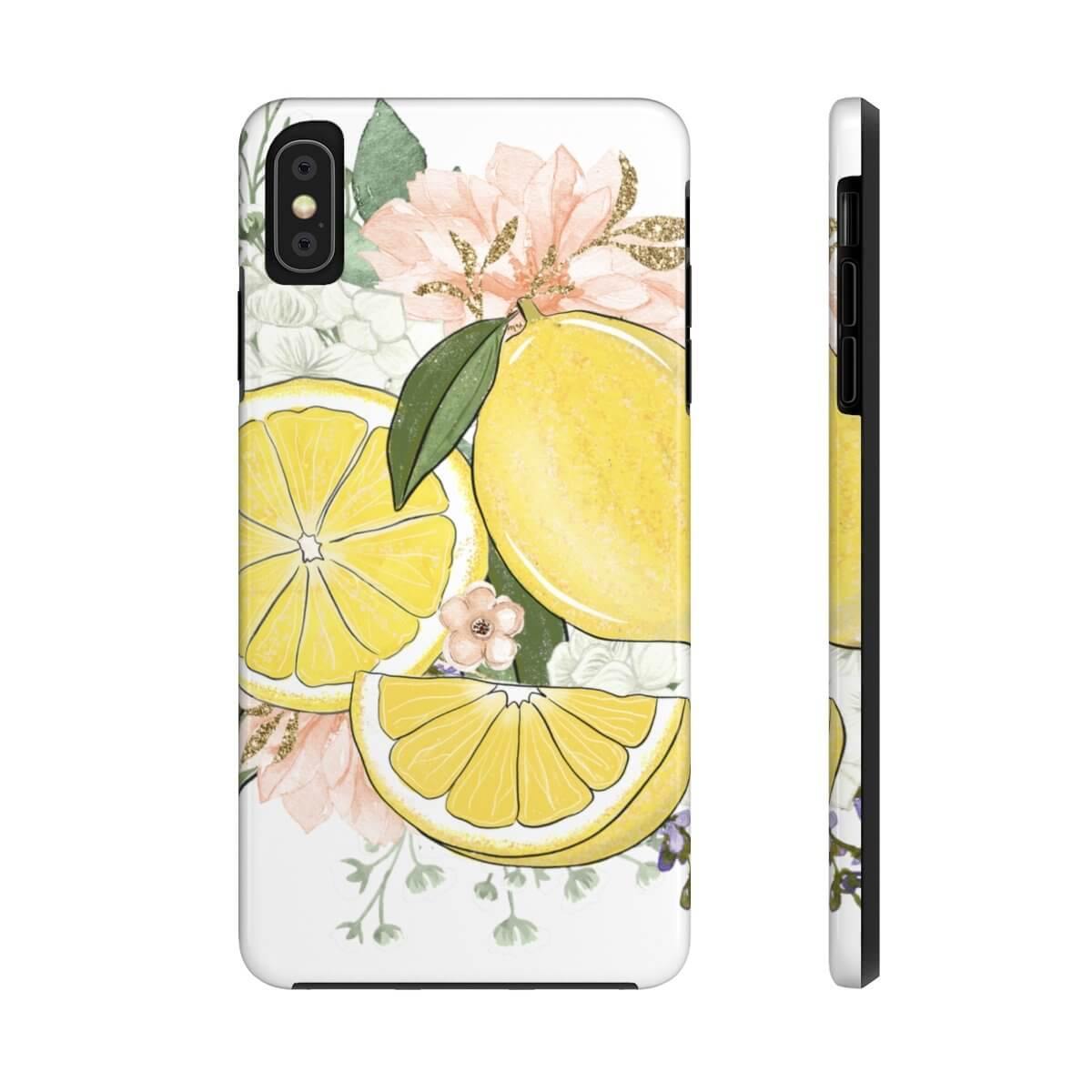 Mate Tough Clementine Lemon iPhone Cases - MaviGadget