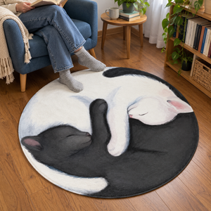 Tappeto Gatti Yin Yang