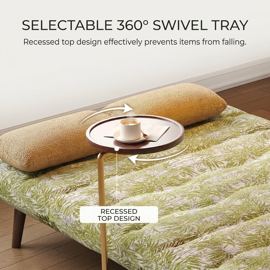 Pacello Soft-Fold Convertible Lounge Sofa Bed